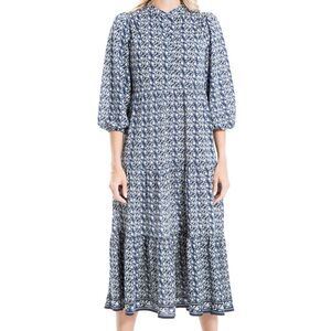 Blue Max Studio Midi Dress Size Small